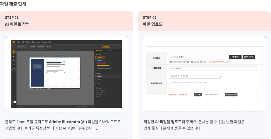 파일 제출 단계