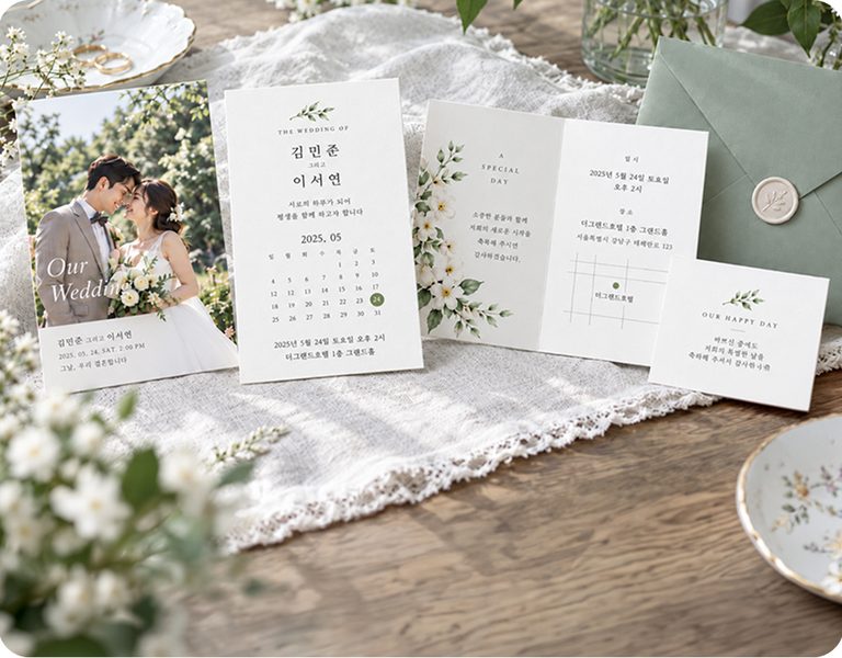 청첩장·초대장 제작하기
