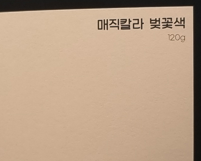 매직칼라 벚꽃색